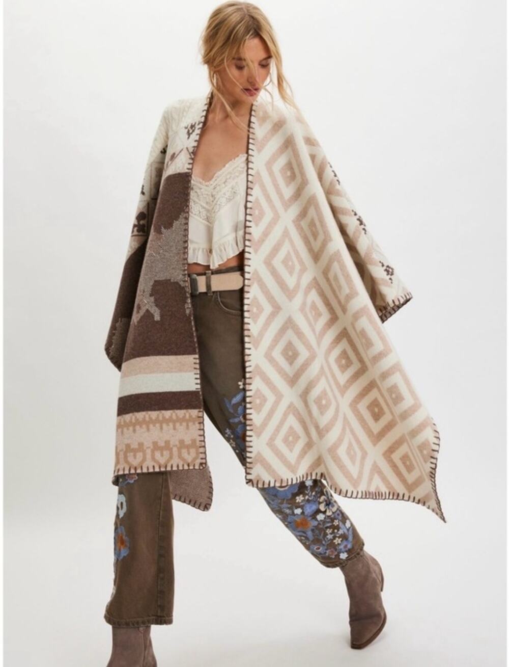 Spell Outback Blanket Shawl OS